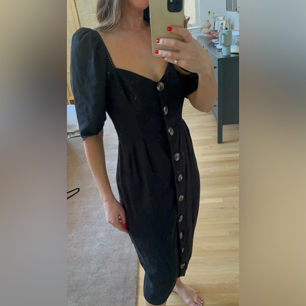 ASOS Linen Buttondown Dress